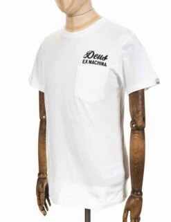 Deus Ex Machina Venice Address Pocket Tee - White 10 Deus Ex Machina Venice Address Pocket Tee - White -Fatbuddha Store venice address pocket tee white p16848 67470 medium