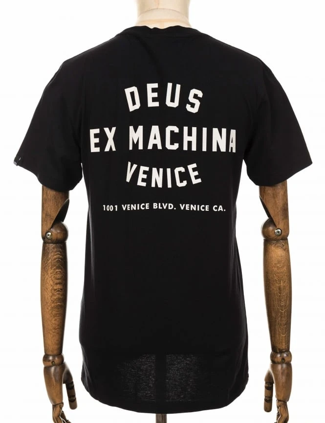 Deus Ex Machina Venice Address Skull Tee - Black 4 Deus Ex Machina Venice Address Skull Tee - Black - Image 2