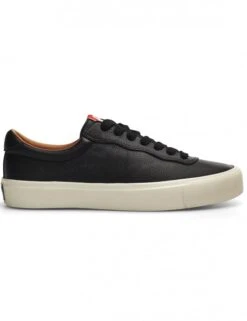 VM001 Leather Lo Trainers - Black/White