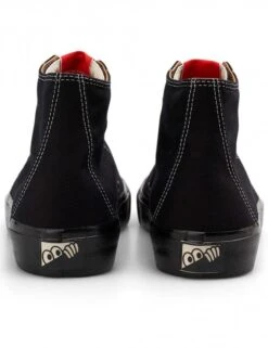 VM003 Canvas Hi Shoes - Black/Black -Fatbuddha Store vm003 canvas hi shoes black black p34369 123343 medium