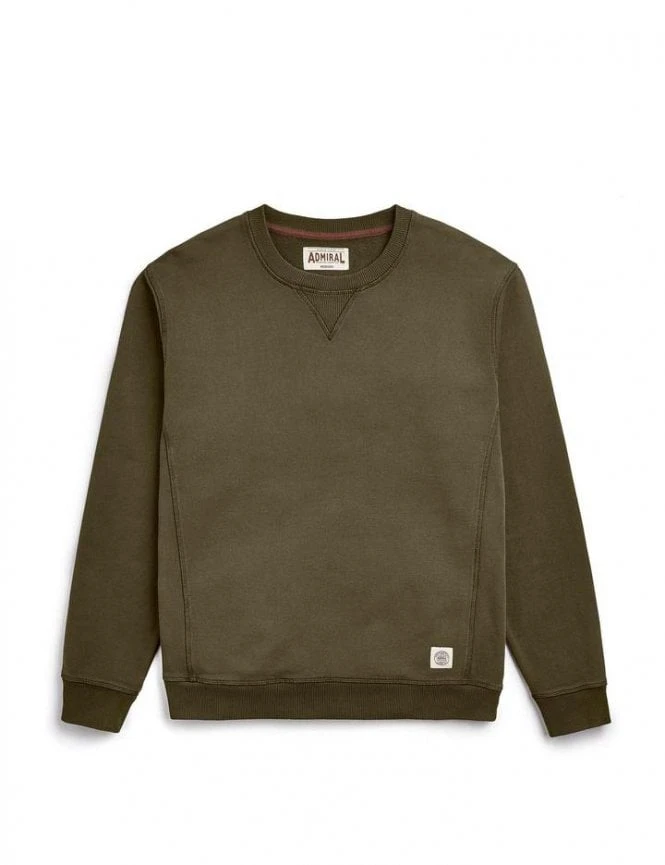 Wigston Crew Sweat - Alder Green 3 Wigston Crew Sweat - Alder Green