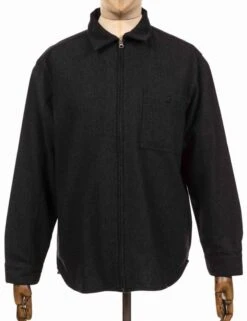 Wilson Zip Through Shirt - Anthracite