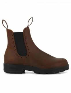 Blundstone Womens 2151 High Top Leather Chelsea Boots - Antique Brown