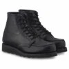Women's 3380 Heritage 6" Moc Toe Boot - All Black Boundary Leather -Fatbuddha Store womens 3380 heritage 6 moc toe boot all black boundary leather p27571 105623 medium