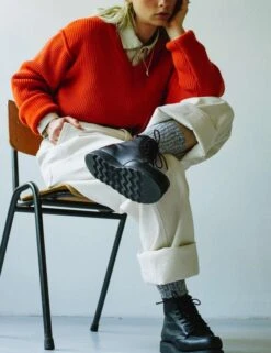 Women's 3380 Heritage 6" Moc Toe Boot - All Black Boundary Leather -Fatbuddha Store womens 3380 heritage 6 moc toe boot all black boundary leather p27571 105629 medium