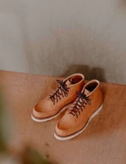 Women's 3383 Heritage 6" Moc Toe Boot - Tan Boundary Leather 17 Women's 3383 Heritage 6" Moc Toe Boot - Tan Boundary Leather -Fatbuddha Store womens 3383 heritage 6 moc toe boot tan boundary leather p29353 105578 medium