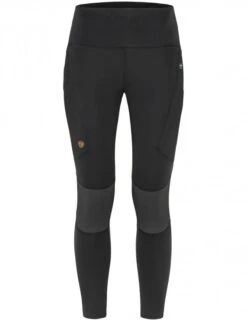Fjallraven Women's Abisko Trekking Tights Pro - Black-Iron Grey