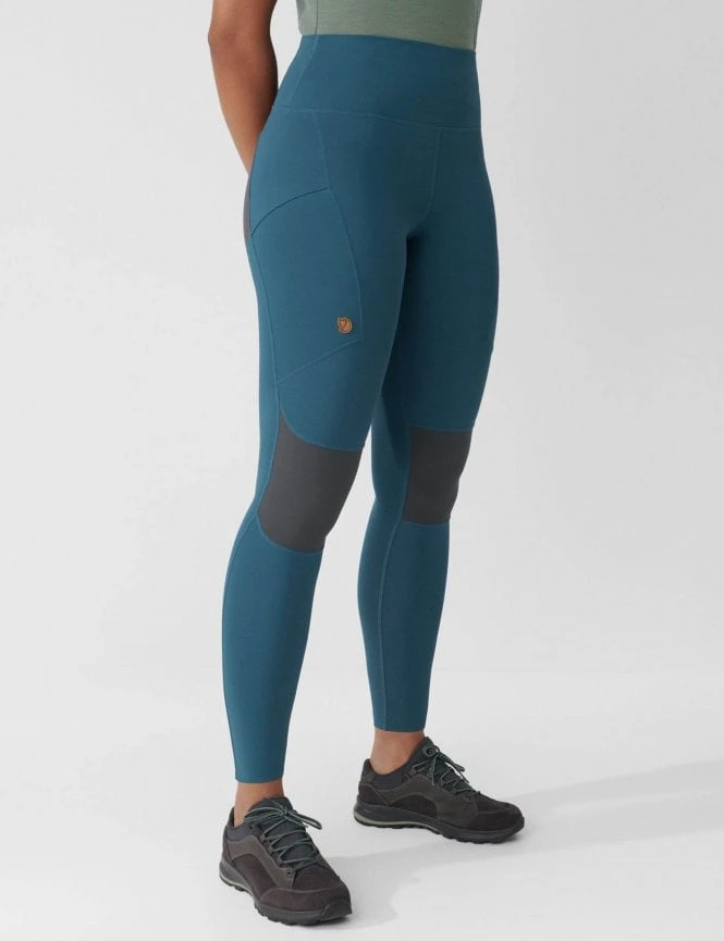 Fjallraven Women's Abisko Trekking Tights Pro - Black-Iron Grey 5 Fjallraven Women's Abisko Trekking Tights Pro - Black-Iron Grey - Image 3