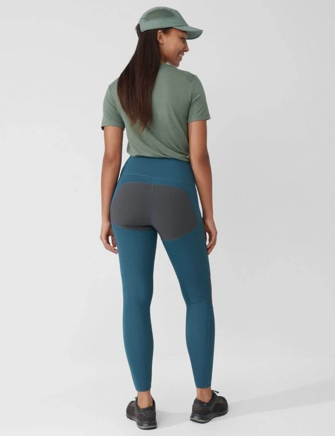 Fjallraven Women's Abisko Trekking Tights Pro - Black-Iron Grey 8 Fjallraven Women's Abisko Trekking Tights Pro - Black-Iron Grey - Image 6