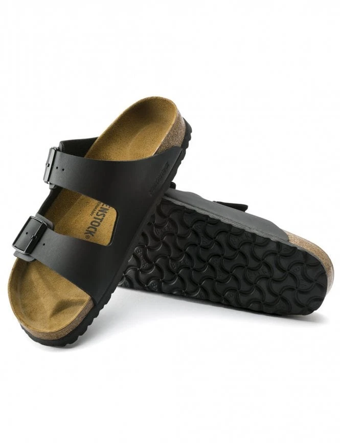 Birkenstock Women's Arizona Sandals - Black 4 Birkenstock Women's Arizona Sandals - Black - Image 2