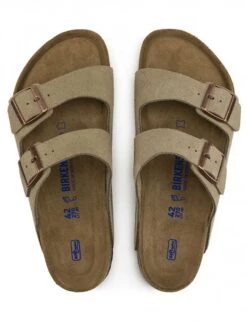 Birkenstock Women's Arizona Sandals - Taupe 8 Birkenstock Women's Arizona Sandals - Taupe -Fatbuddha Store womens arizona sandals taupe p35787 117557 medium