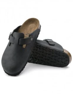 Birkenstock Women's Boston Mules - Black -Fatbuddha Store womens boston mules black p35824 121191 medium