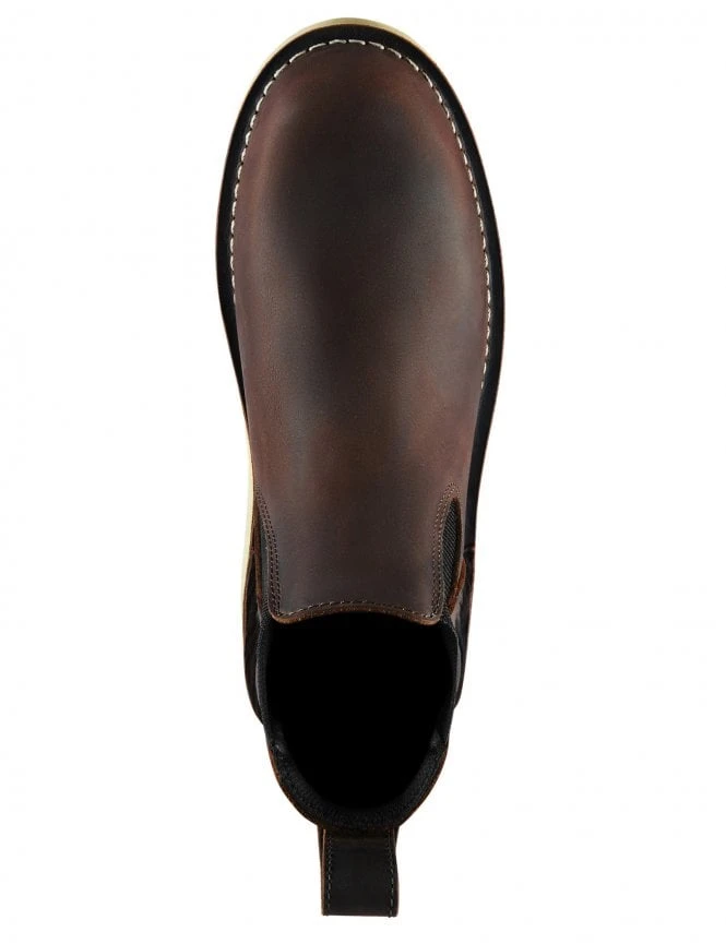 Danner Women's Bull Run Chelsea Boot - Brown Wedge 5 Danner Women's Bull Run Chelsea Boot - Brown Wedge - Image 3