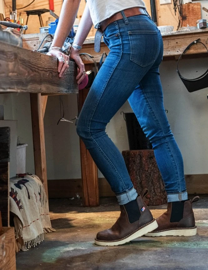 Danner Women's Bull Run Chelsea Boot - Brown Wedge 10 Danner Women's Bull Run Chelsea Boot - Brown Wedge - Image 8