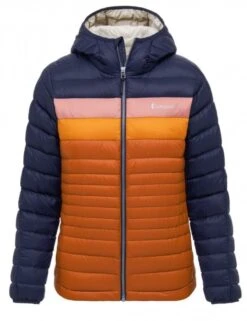 Cotopaxi Women's Fuego Hooded Down Jacket - Maritime/Mezcal