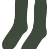 Colorful Standard Emerald Green Recycled Merino Wool Blend Socks - Chunky Ribbed Crew -Fatbuddha Store womens merino wool blend socks emerald green p31289 107946 medium