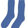 Colorful Standard Pacific Blue Merino Wool Blend Ribbed Women's Socks 2 Colorful Standard Pacific Blue Merino Wool Blend Ribbed Women's Socks -Fatbuddha Store womens merino wool blend socks pacfic blue p33561 112866 medium