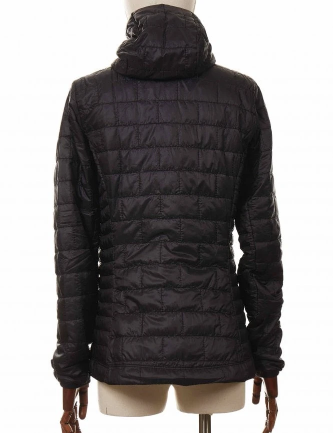 Patagonia Women's Nano Puff Hooded Jacket - Black 4 Patagonia Women's Nano Puff Hooded Jacket - Black - Image 2