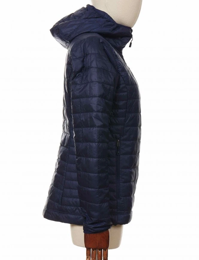 Patagonia Women's Nano Puff Hooded Jacket - Classic Navy 7 Patagonia Women's Nano Puff Hooded Jacket - Classic Navy - Image 5