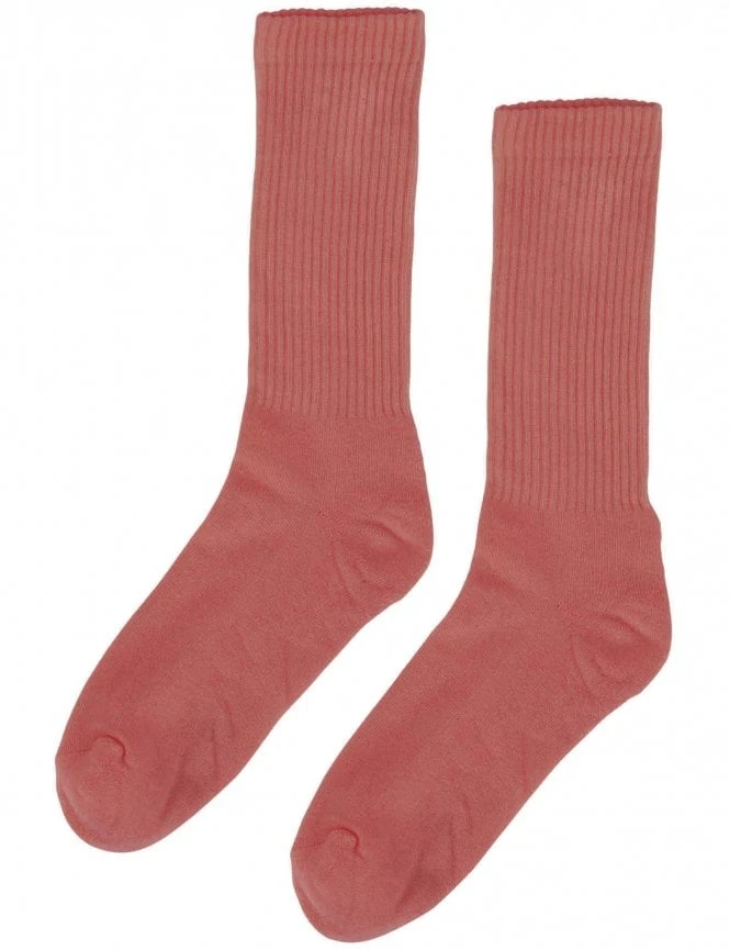 Colorful Standard Women's Organic Active Socks - Bright Coral Vibrant Sustainable Athletic Socks 3 Colorful Standard Women's Organic Active Socks - Bright Coral Vibrant Sustainable Athletic Socks
