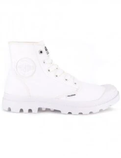 Palladium Women's Pampa Hi Mono Chrome Boots - Star White