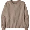 Patagonia Women's Regenerative Organic Cotton Pullover - Shroom Taupe 1 Patagonia Women's Regenerative Organic Cotton Pullover - Shroom Taupe -Fatbuddha Store womens regenerative organic cotton pullover shroom taupe p30140 109252 medium