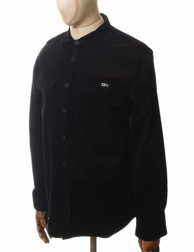 Salty Crew Woodsman Cord Shirt - Black 6 Salty Crew Woodsman Cord Shirt - Black - Image 4
