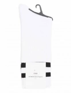 X Democratique Tube Socks - White