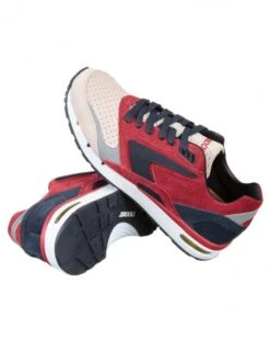 X Ubiq Fusion Trainers - Jester Red/Dark Navy -Fatbuddha Store x ubiq fusion trainers jester red dark navy p13917 54751 medium