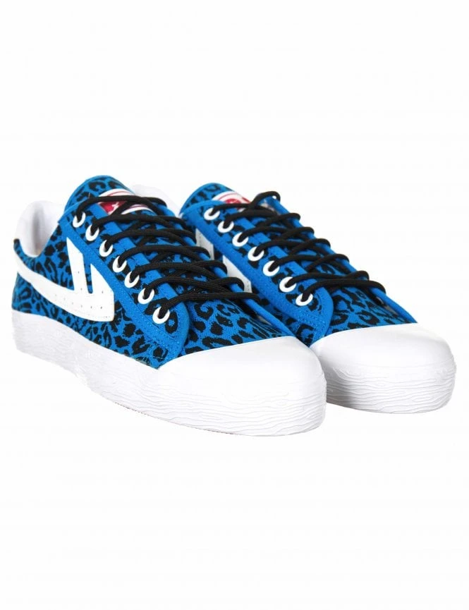 Obey Clothing X Warrior Lo Trainers - Leopard Sky Azure 3 Obey Clothing X Warrior Lo Trainers - Leopard Sky Azure