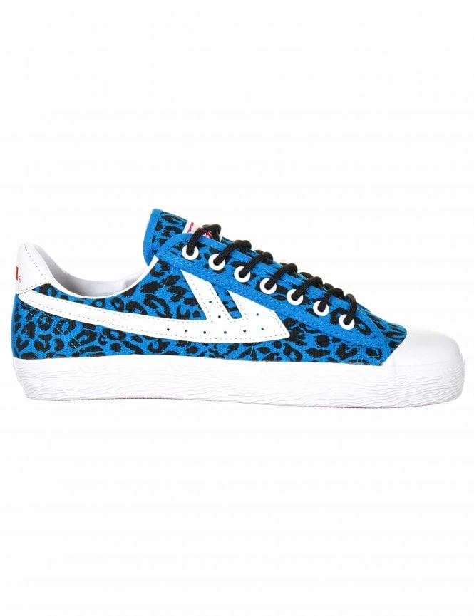 Obey Clothing X Warrior Lo Trainers - Leopard Sky Azure 4 Obey Clothing X Warrior Lo Trainers - Leopard Sky Azure - Image 2