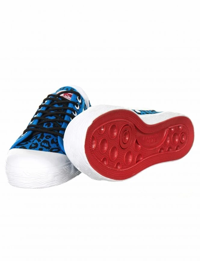 Obey Clothing X Warrior Lo Trainers - Leopard Sky Azure 6 Obey Clothing X Warrior Lo Trainers - Leopard Sky Azure - Image 4