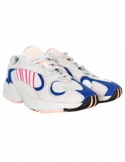 Adidas Originals Yung-1 Trainers - Crystal White/Clear Orange
