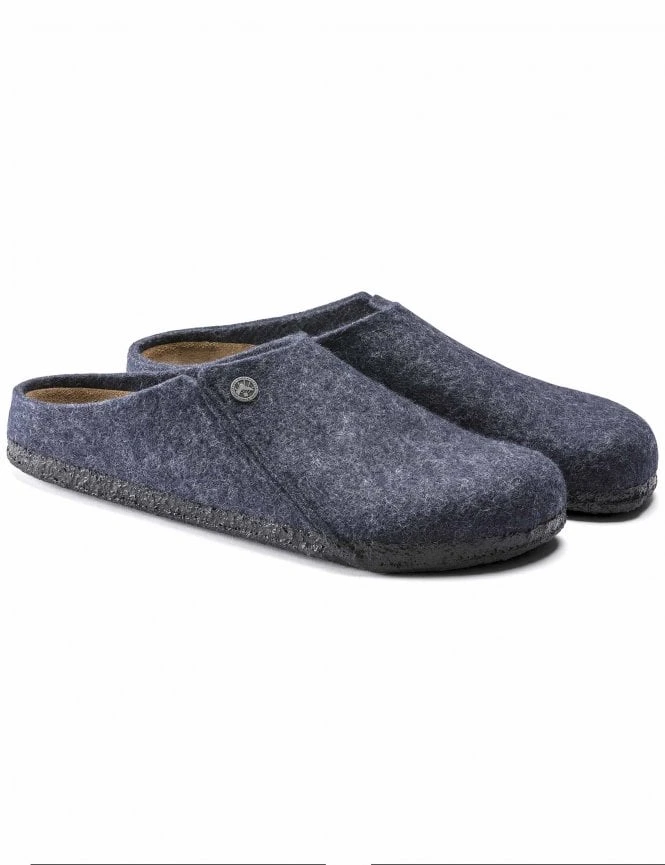 Birkenstock Zermatt Felt Slippers - Dark Blue 6 Birkenstock Zermatt Felt Slippers - Dark Blue - Image 4