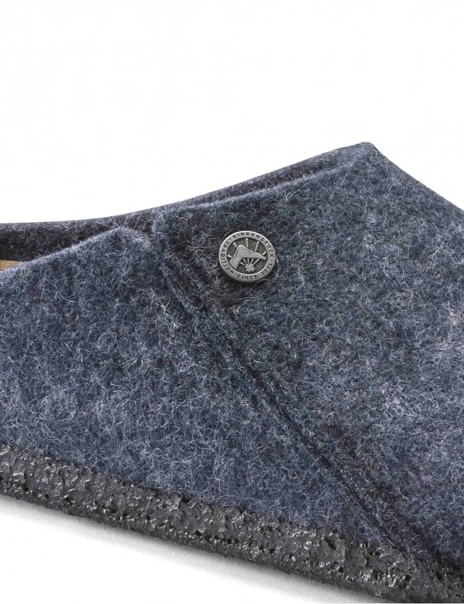 Birkenstock Zermatt Felt Slippers - Dark Blue 7 Birkenstock Zermatt Felt Slippers - Dark Blue - Image 5