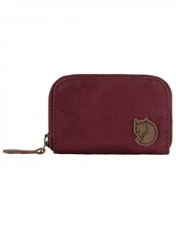 Fjallraven Zip Card Holder - Bordeaux Red