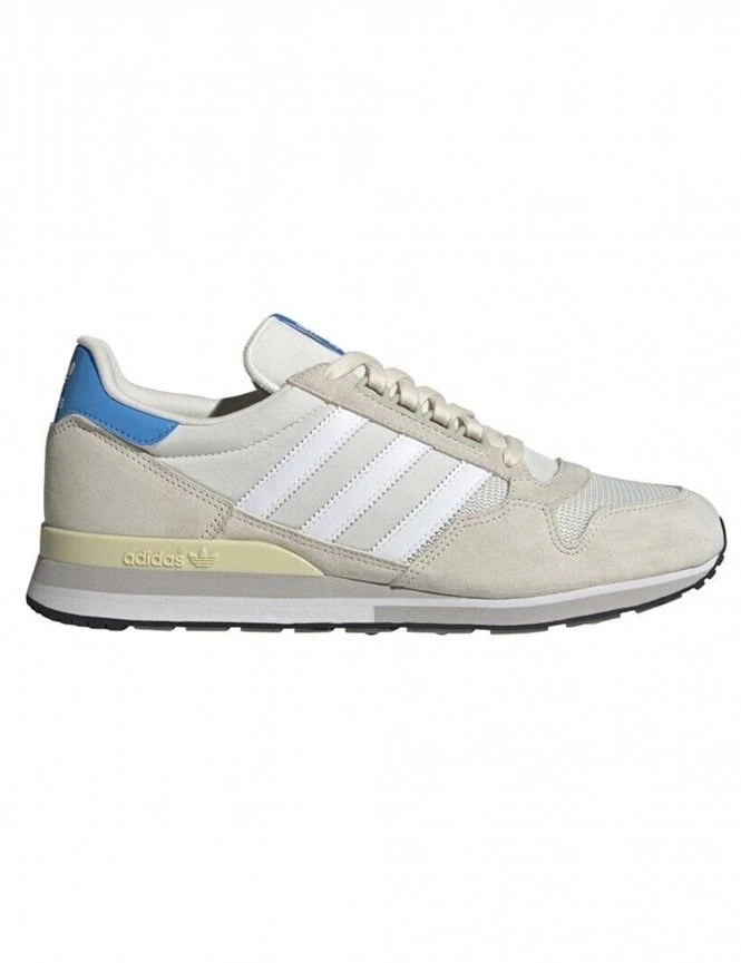 Adidas Originals ZX 500 Trainers - Wonder White/Wonder White 3 Adidas Originals ZX 500 Trainers - Wonder White/Wonder White