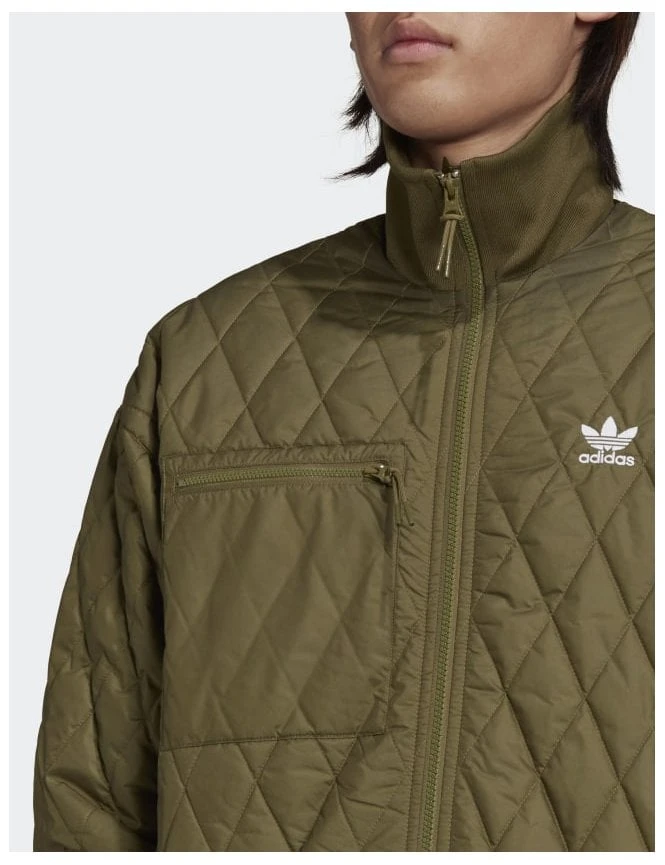 Fatbuddha Store -Fatbuddha Store adicolor classics quilted archive jacket focus olive p30754 106099 medium